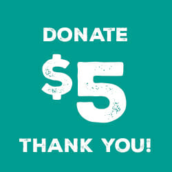 $ 5 Donation Graphic